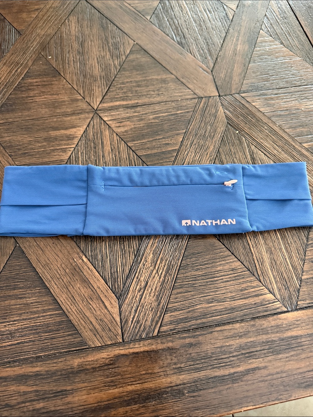 Nathan Zipster Max Running Belt Blue Waist Pack Size 29–31” NWOT